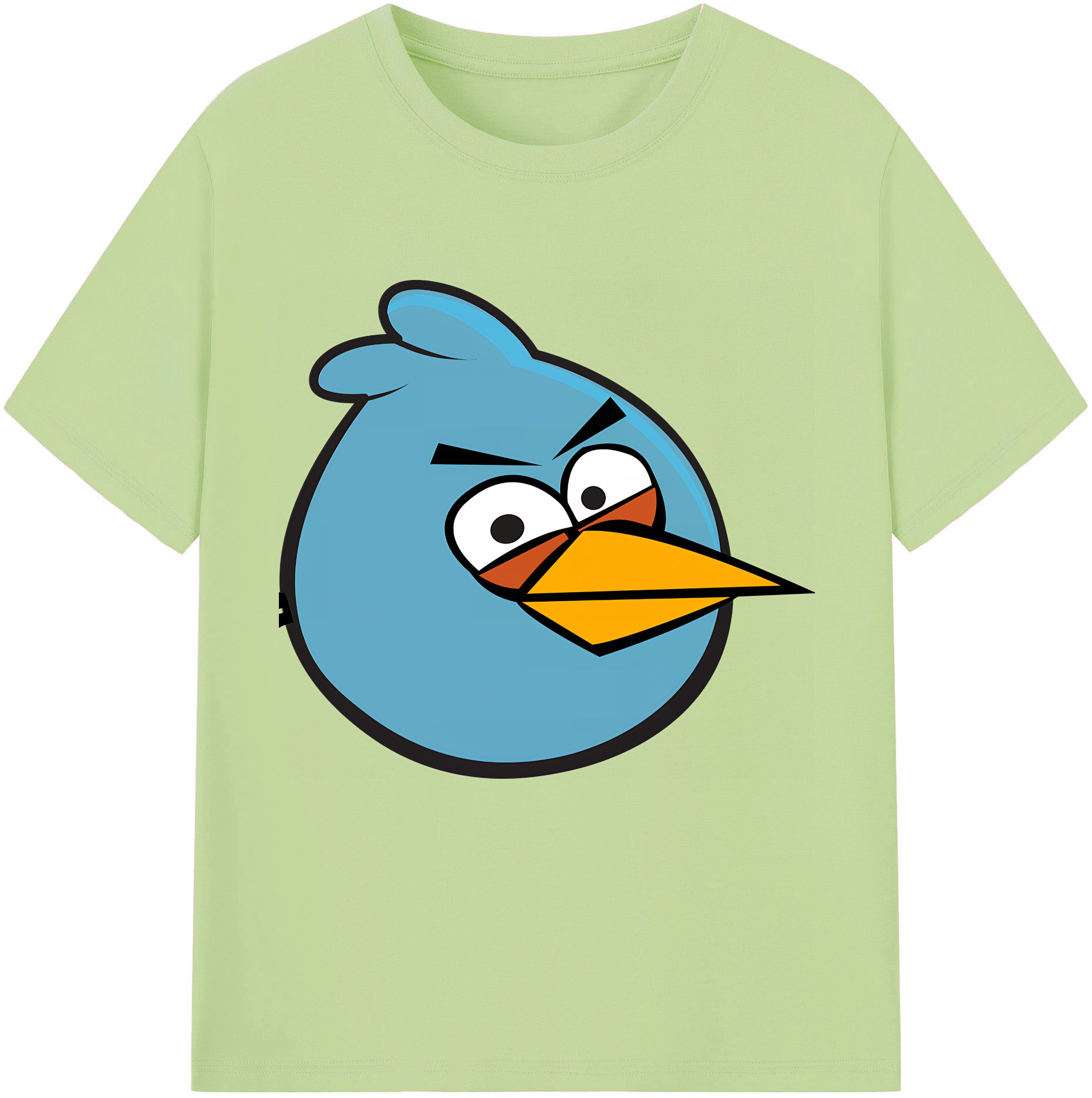 （画像用） Angry Birds アングリーバード 綿100％半袖Tシャツ（フロントプリント）